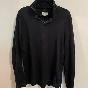 BR Half Zip Sweater with Elbow Patches